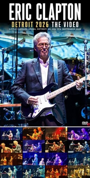 Photo1: ERIC CLAPTON - DETROIT 2026 THE VIDEO DVDR [ Uxbridge 2993] (1)