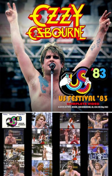 Photo2: OZZY OSBOURNE - US FESTIVAL '83: THE COMPLETE SOUNDBOARD: REMASTER CD plus Bonus DVDR "US FESTIVAL ’83: COMPLETE VIDEO [ZODIAC 906] (2)