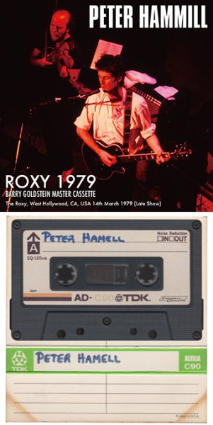 Photo1: PETER HAMMILL - ROXY 1979 BARRY GOLDSTEIN MASTER CASSETTE CDR [Amity 884] (1)