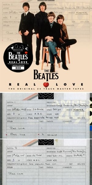 Photo1: THE BEATLES - REAL LOVE: THE ORIGINAL 24 TRACK MASTER TAPES 2CD [Merseyside 037] (1)