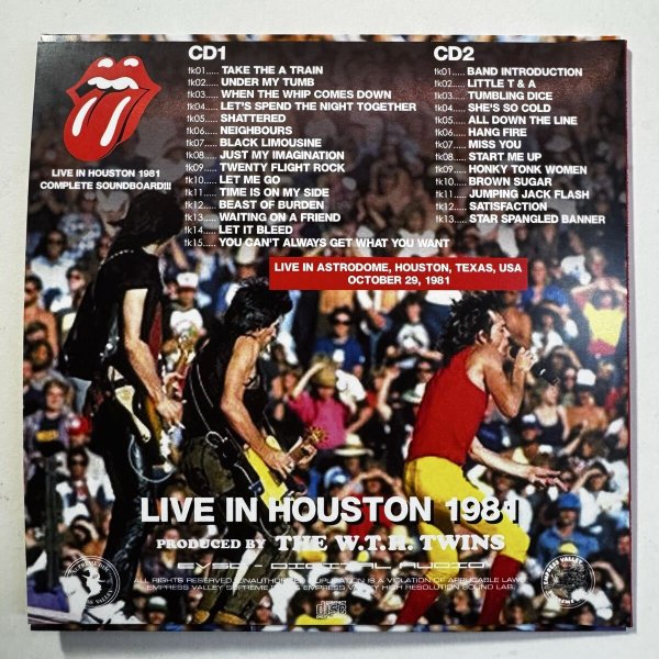 Photo3: THE ROLLING STONES - JUMP! 2CD COMPLETE HOUSTON 1981 [EMPRESS VALLEY] (3)