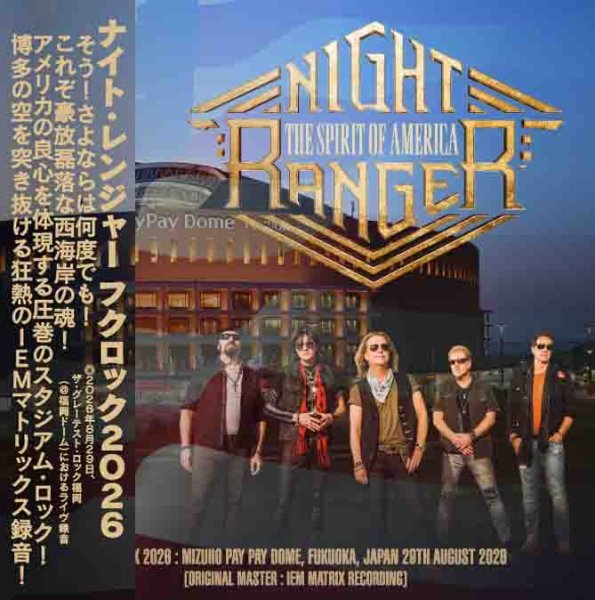 Photo1: NIGHT RANGER - THE GREATEST ROCK FUKUOKA 2026 2CDR + DVDR [XAVEL HYBRID MASTER] (1)