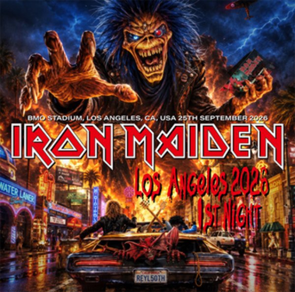 Photo1: IRON MAIDEN - LOS ANGELES 2026 1ST NIGHT 2CDR [Shades 2777] (1)