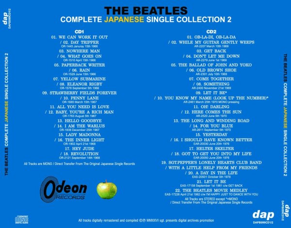 Photo2: THE BEATLES - COMPLETE JAPANESE SINGLE COLLECTION 2 2CD [DAP] (2)