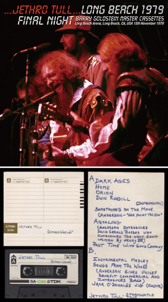 Photo1: JETHRO TULL - LONG BEACH 1979 FINAL NIGHT BARRY GOLDSTEIN MASTER CASSETTES 2CDR [Uxbridge 3013] (1)