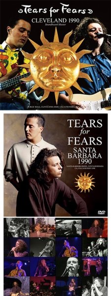 Photo1: TEARS FOR FEARS - CLEVELAND 1990: SOUNDBOARD MASTER 2CD + Ltd Bonus DVDR "SANTA BARBARA 1990" [Wardour-450] (1)