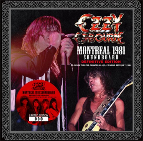 Photo1: OZZY OSBOURNE - MONTREAL 1981 SOUNDBOARD DEFINITIVE EDITION CD [ZODIAC 910] (1)