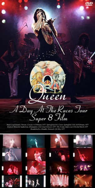 Photo1: QUEEN - A DAY AT THE RACES TOUR SUPER 8 FILM DVDR [Uxbridge 3014] (1)