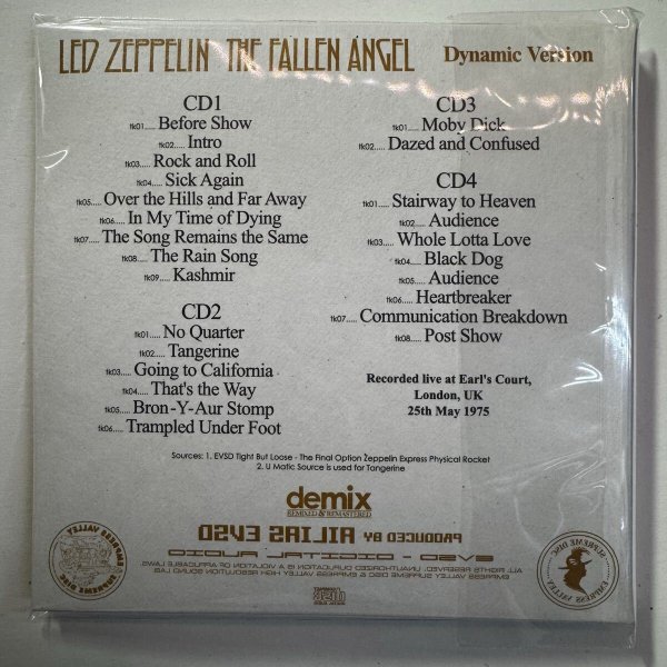 Photo6: LED ZEPPELIN -  THE FALLEN ANGEL 8CD BOX SET [EMPRESS VALLEY ALIAS] (6)