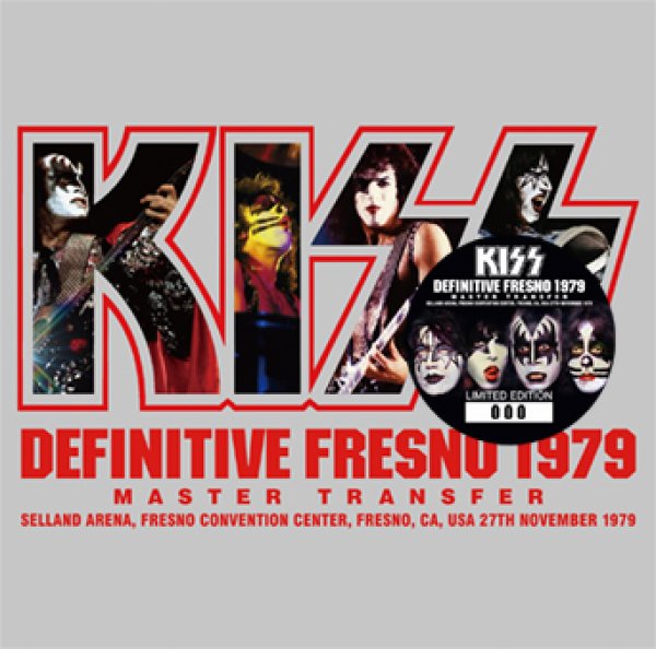 Photo1: KISS - DEFINITIVE FRESNO 1979 MASTER TRANSFER 2CD plus Bonus DVDR "FRESNO 1979 THE VIDEO [ZODIAC 909] (1)