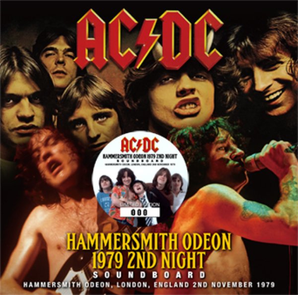 Photo1: AC/DC - HAMMERSMITH ODEON 1979 2ND NIGHT SOUNDBOARD 2CD[ZODIAC 907] (1)