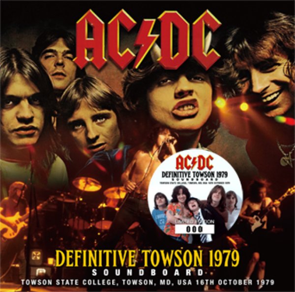 Photo1: AC/DC - DEFINITIVE TOWSON 1979 SOUNDBOARD CD [ZODIAC 905] (1)