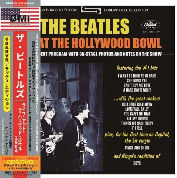 Photo1: THE BEATLES - LIVE AT THE HOLLYWOOD BOWL 1964 CD + DVD [BMI] (1)