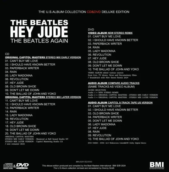 Photo2: THE BEATLES - HEY JUDE THE U.S. ALBUM COLLECTION CD + DVD [BMI] (2)