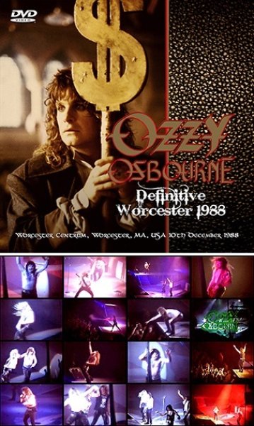 Photo1: OZZY OSBOURNE - DEFINITIVE WORCESTER 1988 2DVDR [Shades 897] (1)