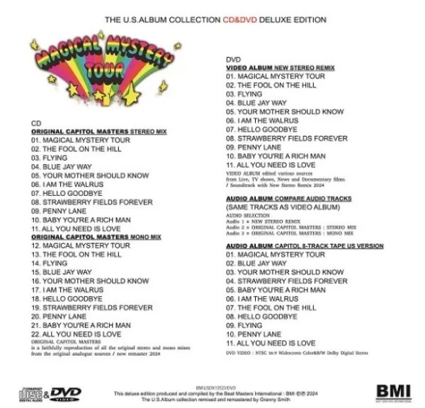 Photo2: THE BEATLES - MAGICAL MYSTERY TOUR THE U.S. ALBUM COLLECTION CD + DVD [BMI] (2)