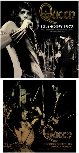 Photo1: QUEEN - GLASGOW 1973 CD + Ltd Bonus CDR "GOLDERS GREEN 1973 LONGEST VERSION" [Wardour-145] (1)