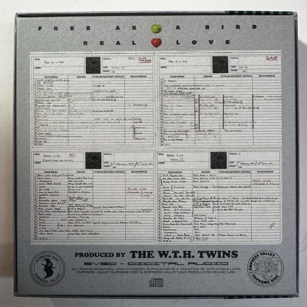 Photo4: THE BEATLES - FREE AS A BIRD + REAL LOVE - 24 track master tapes MASTER & SLAVE 8CD BOX [EMPRESS VALLEY] (4)