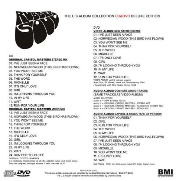Photo2: THE BEATLES - RUBBER SOUL THE U.S.ALBUM COLLECTION CD + DVD [BMI] (2)