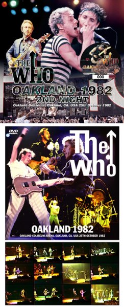 Photo3: THE WHO - OAKLAND 1982 2nd NIGHT 2CD plus Bonus 2DVDR "OAKLAND 1982" ★★★STOCK ITEM / OUT OF PRINT / LIMITED EDITION WITH STICKER ONLY 20★★★ (3)