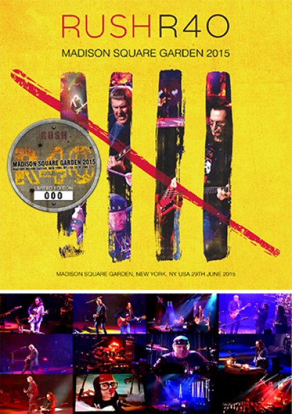 Photo1: RUSH - MADISON SQUARE GARDEN 2015 2DVD  ★★★STOCK ITEM / OUT OF PRINT / LIMITED EDITION WITH STICKER ONLY 20★★★ (1)