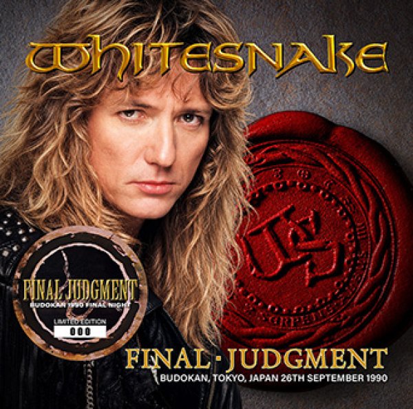 Photo1: WHITESNAKE - FINAL JUDGMENT 2CD with New Artworks [Shades 390]  ★★★STOCK ITEM / OUT OF PRINT / LIMITED EDITION WITH STICKER ONLY 20★★★ (1)