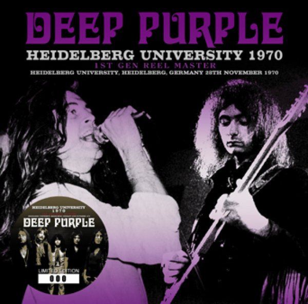 Photo1: DEEP PURPLE - HEIDELBERG UNIVERSITY 1970 : 1ST GEN REEL MASTER CD [Darker Than Blue 130]  ★★★STOCK ITEM / OUT OF PRINT / LIMITED EDITION WITH STICKER ONLY 20★★★ (1)