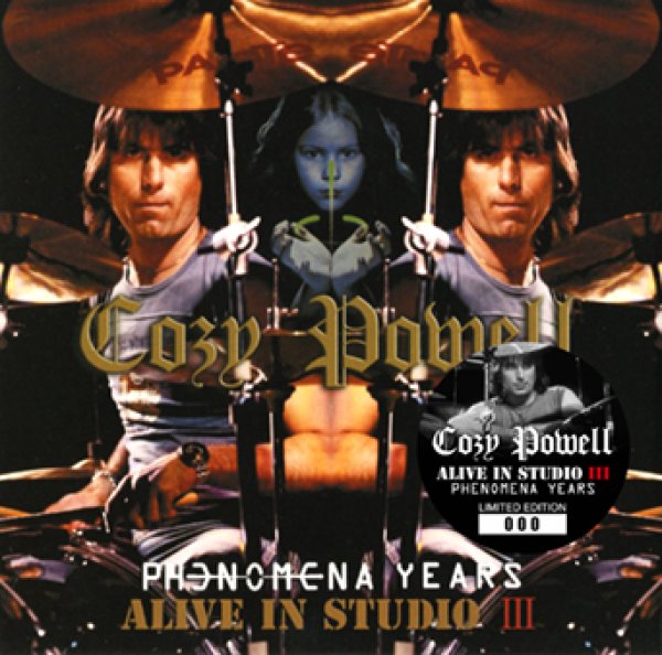 Photo1: COZY POWELL - ALIVE IN STUDIO III PHENOMENA YEARS CD with New Artworks [Langley Deluxe 005]  ★★★STOCK ITEM / OUT OF PRINT / LIMITED EDITION WITH STICKER ONLY 20★★★ RAINBOW BLACK SABBATH (1)