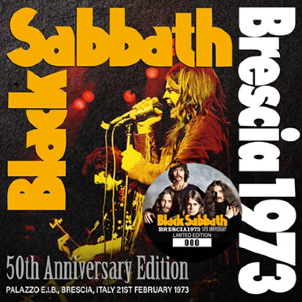 Photo1: BLACK SABBATH - BRESCIA 1973: 50TH ANNIVERSARY EDITION CD [ZODIAC 632]  ★★★STOCK ITEM / OUT OF PRINT / LIMITED EDITION WITH STICKER ONLY 20★★★ (1)