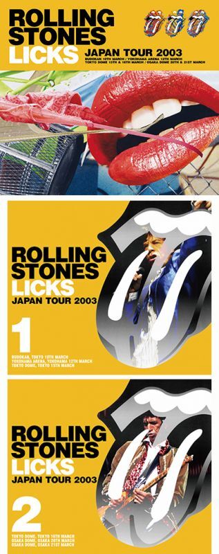 ROLLING STONES - LICKS JAPAN TOUR 2003 12CD BOX SET - lighthouse