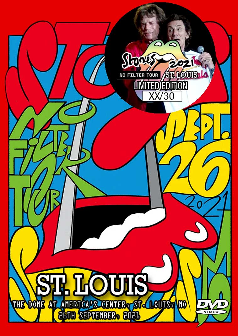THE ROLLING STONES - NO FILTER IN ST. LOUIS 2021 DVDR [Sticky Code 200