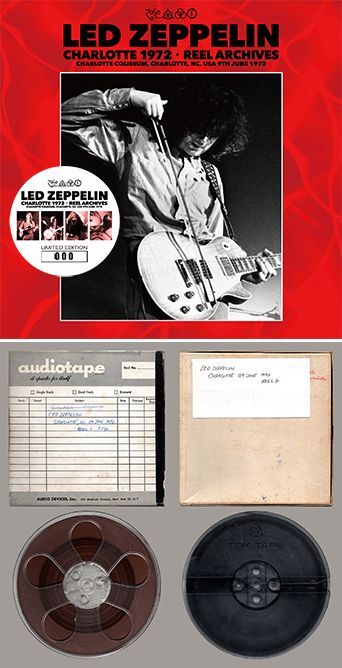 LED ZEPPELIN - CHARLOTTE 1972 REEL ARCHIVES 2CD STOCK ITEM / OUT OF PRINT /  SALE - lighthouse