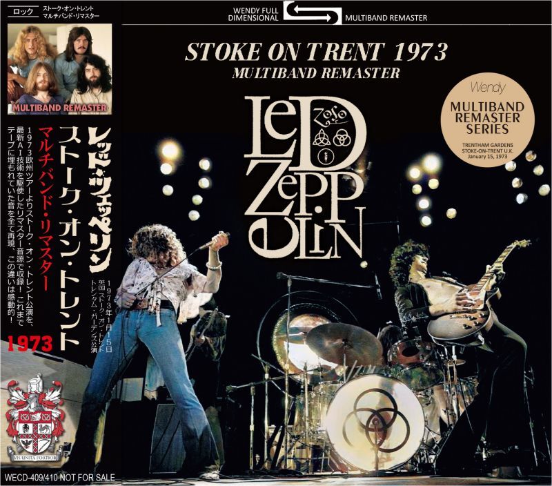 LED ZEPPELIN - 1973 STOKE ON TRENT multiband remaster 2CD [WENDY