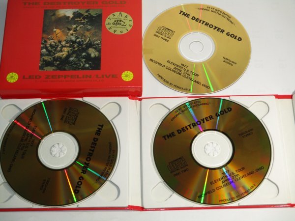 LED ZEPPELIN - THE DESTROYER GOLD 3CD [TARANTURA] STOCK ITEM / OUT