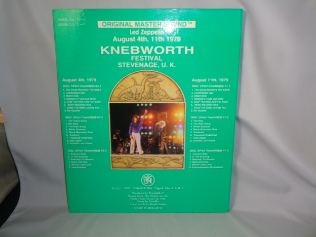 LED ZEPPELIN - KNEBWORTH 1979 6CD [TARANTURA] STOCK ITEM / OUT OF